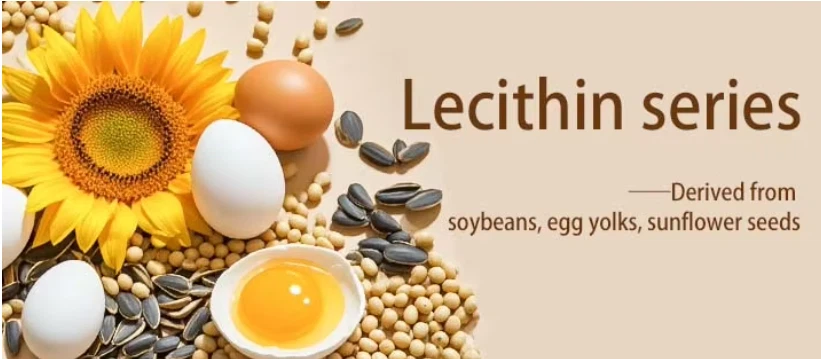 Natural Non-GMO soy, sunflower, egg yolk Lecithin Series Natural Non-GMO soy, sunflower, egg yolk Lecithin Series
